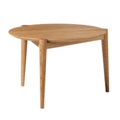 FDB Møbler D102 Søs Couchtisch Ø: 55 cm massive Eiche geölt