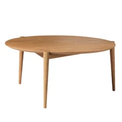 FDB Møbler D102 Søs Couchtisch Ø: 85 cm massive Eiche geölt