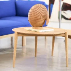 FDB Møbler D102 Søs Couchtisch Ø: 85 cm massive Eiche geölt