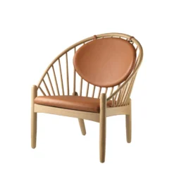 FDB Møbler J166 - Jørna Sessel Natur /Cognac