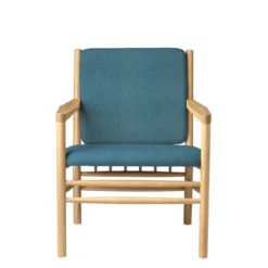FDB Møbler J147 Sessel Eiche lackiert Green