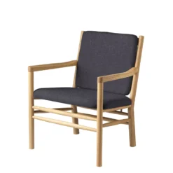 FDB Møbler J147 Sessel Eiche lackiert Dark Grey