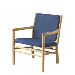FDB Møbler J147 Sessel Eiche lackiert Dark Blue