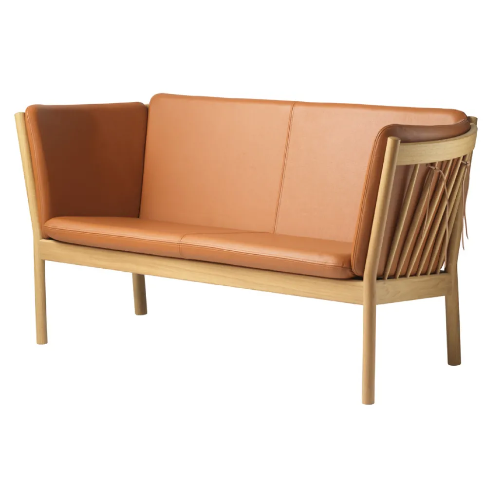 FDB Møbler J148 Sofa Natur/Cognac