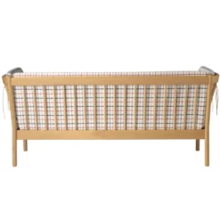 FDB Møbler J149 Sofa Natur/Rot kariert