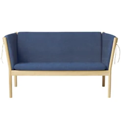 FDB Møbler J148 Sofa 2-Sitzer Eiche lackiert Dark Blue