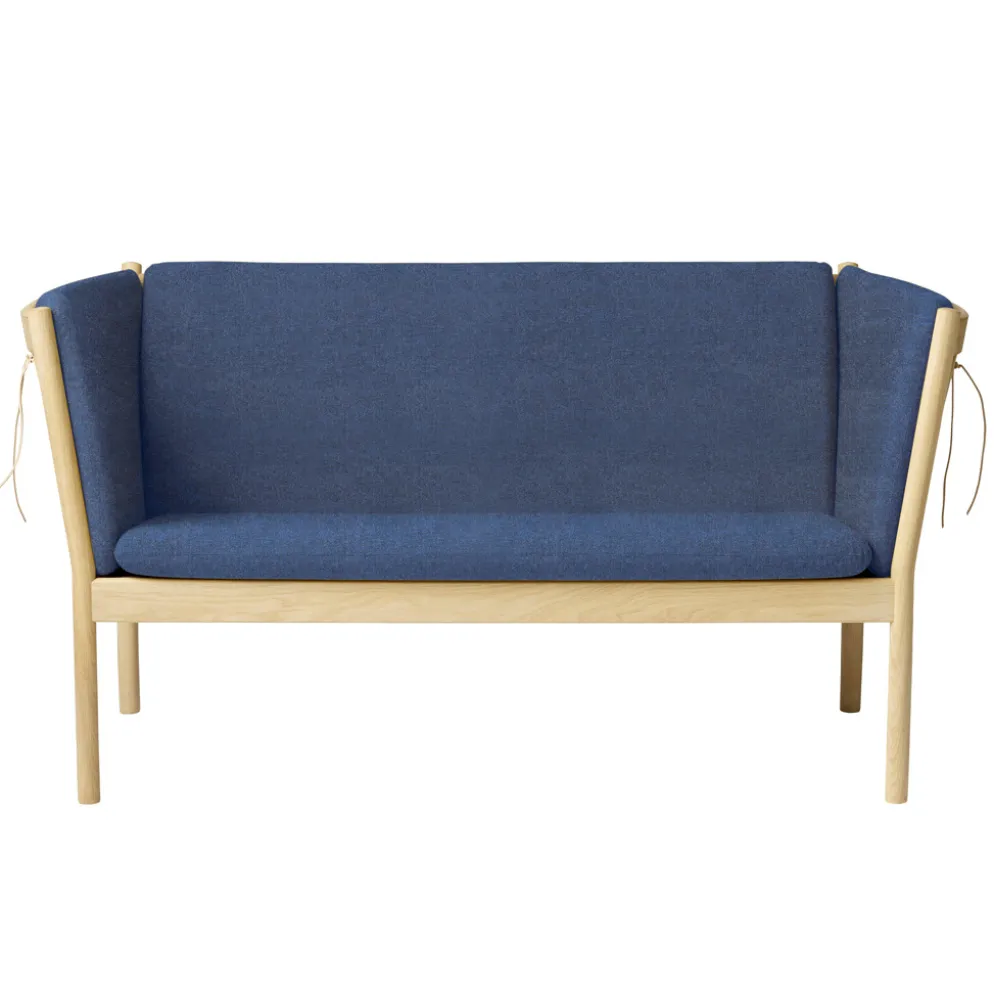 FDB Møbler J148 Sofa 2-Sitzer Eiche lackiert Dark Blue