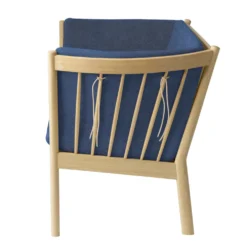 FDB Møbler J148 Sofa 2-Sitzer Eiche lackiert Dark Blue