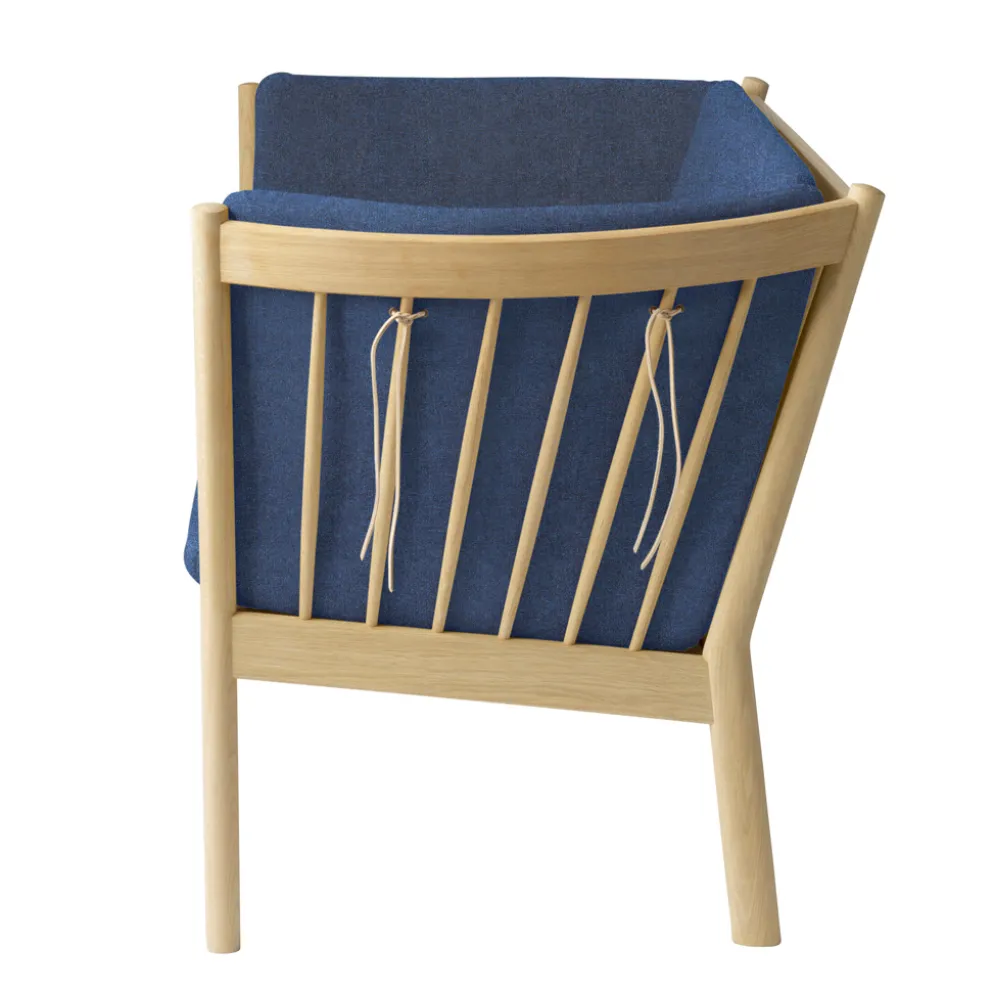 FDB Møbler J148 Sofa 2-Sitzer Eiche lackiert Dark Blue