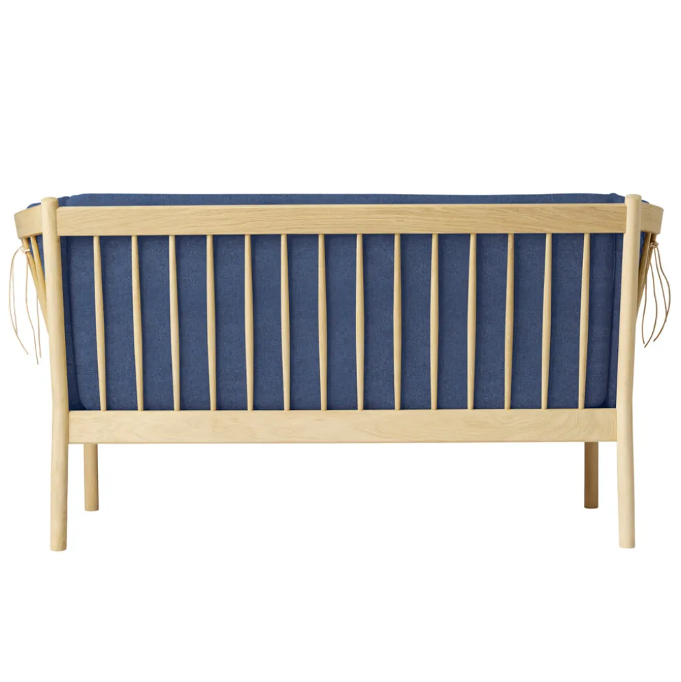 FDB Møbler J148 Sofa 2-Sitzer Eiche lackiert Dark Blue