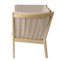 FDB Møbler J148 Sofa 2-Sitzer Eiche lackiert Beige