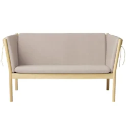FDB Møbler J148 Sofa 2-Sitzer Eiche lackiert Beige