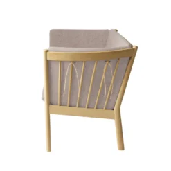 FDB Møbler J149 Sofa 3-Sitzer Eiche lackiert Light Grey