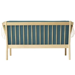 FDB Møbler J148 Sofa 2-Sitzer Eiche lackiert Green