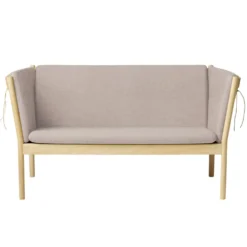 FDB Møbler J148 Sofa 2-Sitzer Eiche lackiert Light Grey