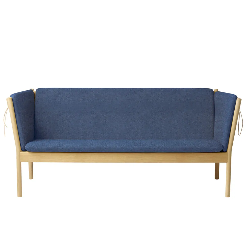FDB Møbler J149 Sofa 3-Sitzer Eiche lackiert Dark Blue