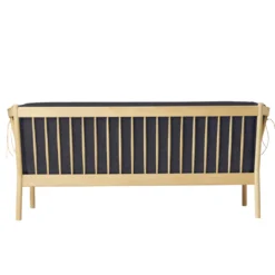 FDB Møbler J149 Sofa 3-Sitzer Eiche lackiert Dark Grey