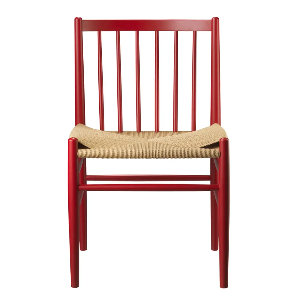 FDB Møbler J80 Stuhl Buche Ruby Red