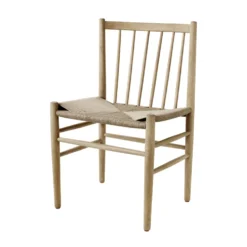 FDB Møbler J80 Stuhl Natur, geölt Nordic Swan Ecolabel
