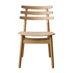 FDB Møbler J48 Stuhl Natur/Natur Furniersitz