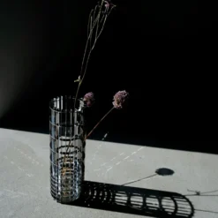 FUNDAMENTAL.BERLIN Vase Gravity L Edelstahl