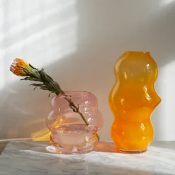 FUNDAMENTAL.BERLIN Vase Muse Large Saffron