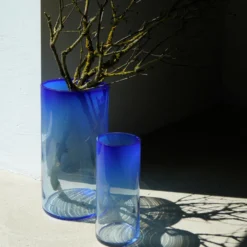FUNDAMENTAL.BERLIN Vase Rise Cobalt Blue XL
