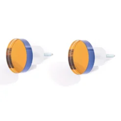 FUNDAMENTAL.BERLIN Wandhaken Regenbogen 5cm 2er-Set