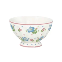 GreenGate French Bowl M Rosalia white