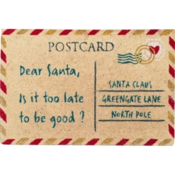 GreenGate Fußmatte Xmas letter white
