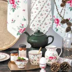GreenGate Geschirrtuch Erica pale blue