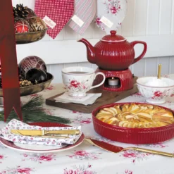 GreenGate Kuchenform Alice claret red