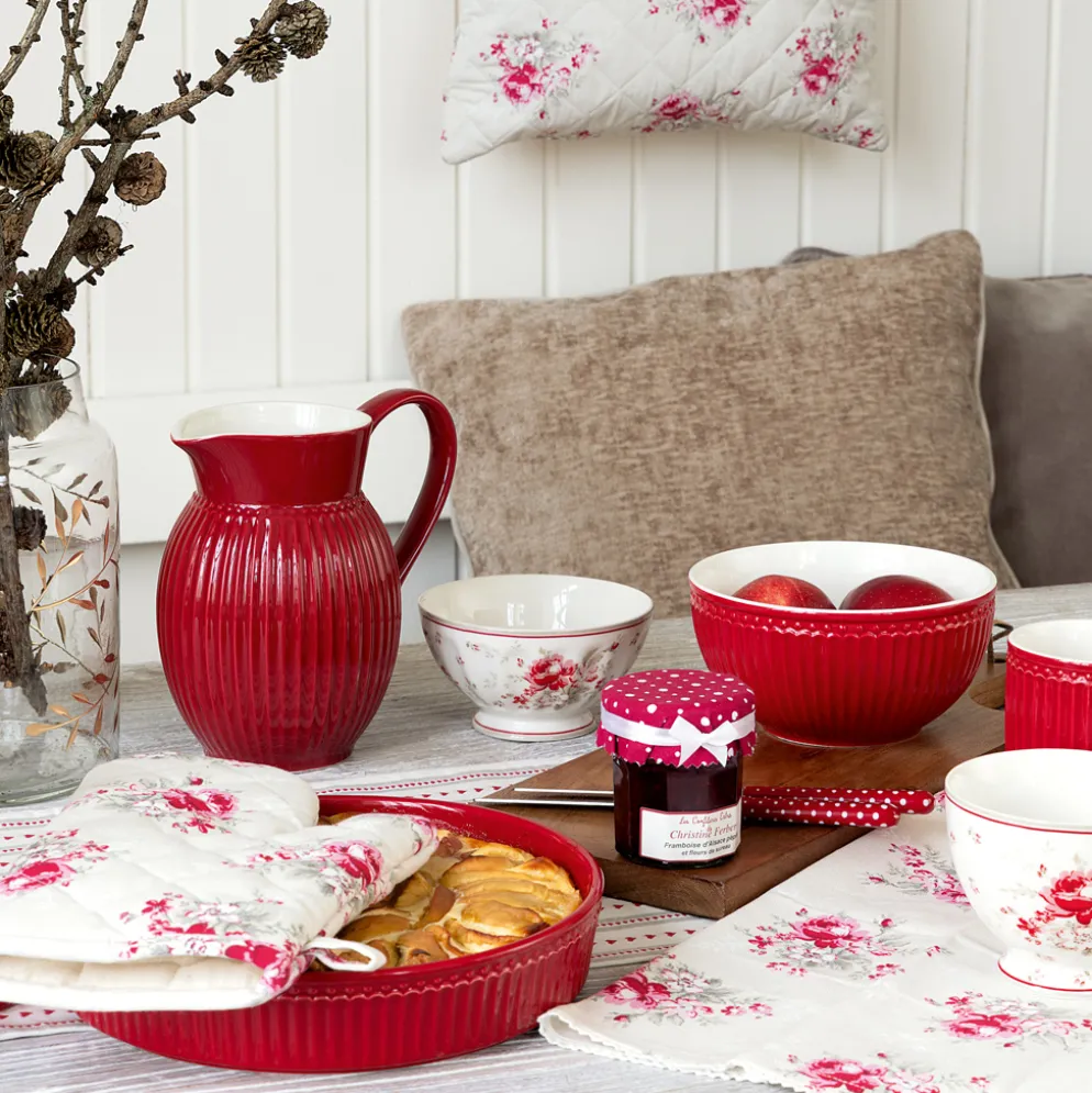 GreenGate Kuchenform Alice claret red