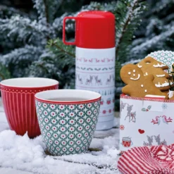 GreenGate Latte Cup Alice Red