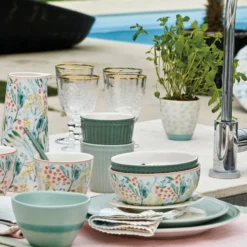 GreenGate Latte Cup Becher Alice Dusty Green