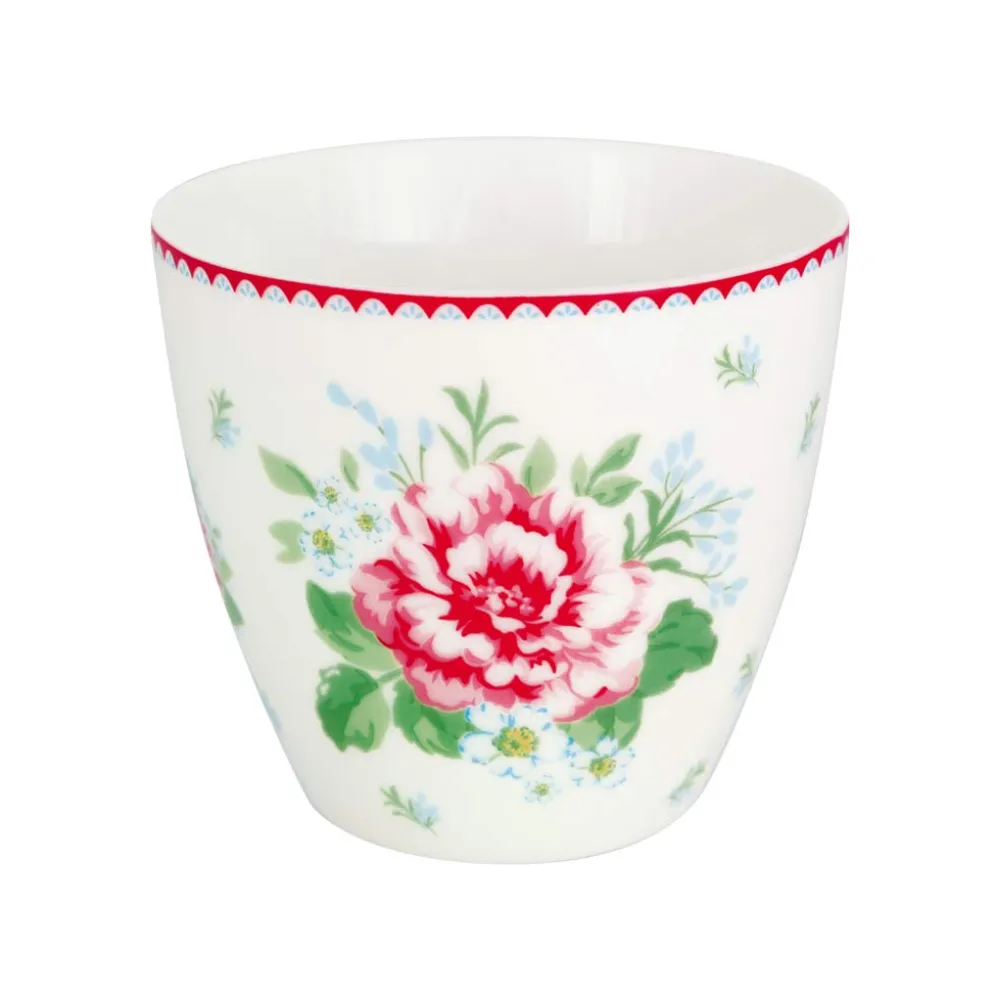 GreenGate Latte Cup Becher Alivia white