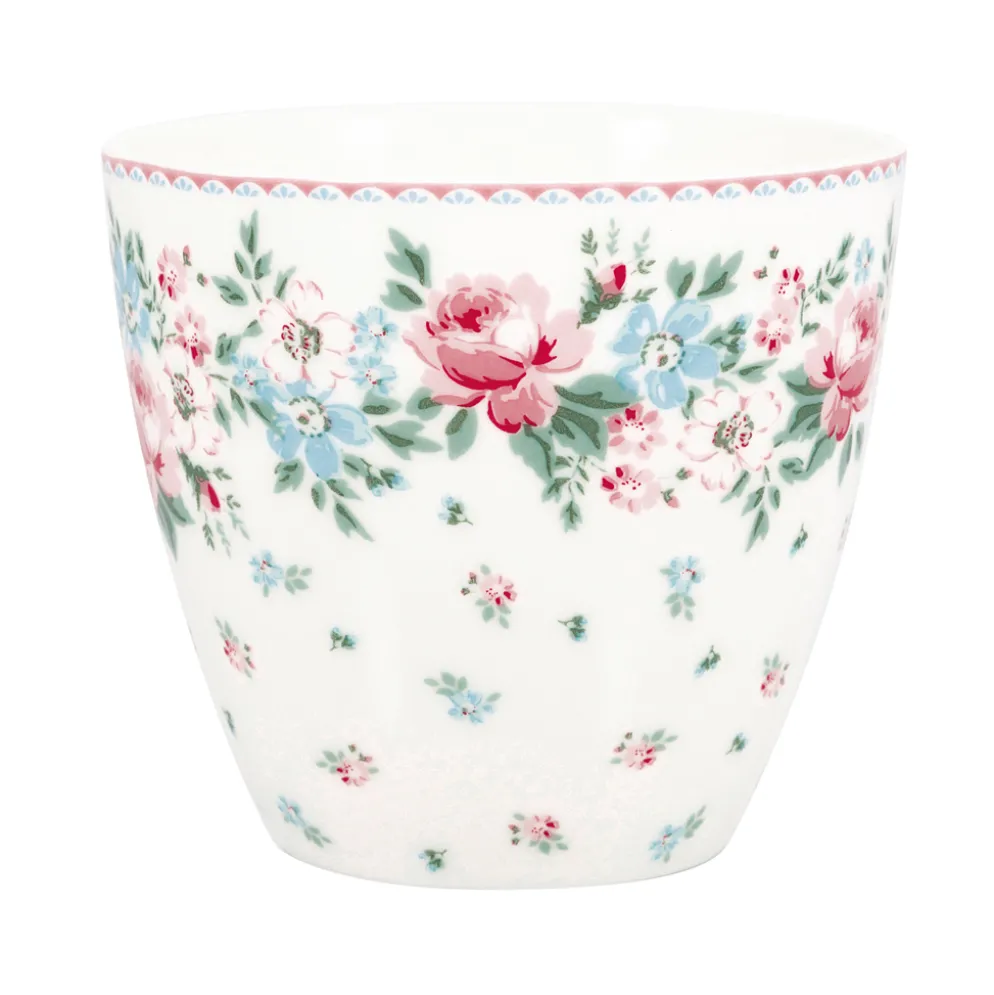 GreenGate Latte Cup Becher Clara white