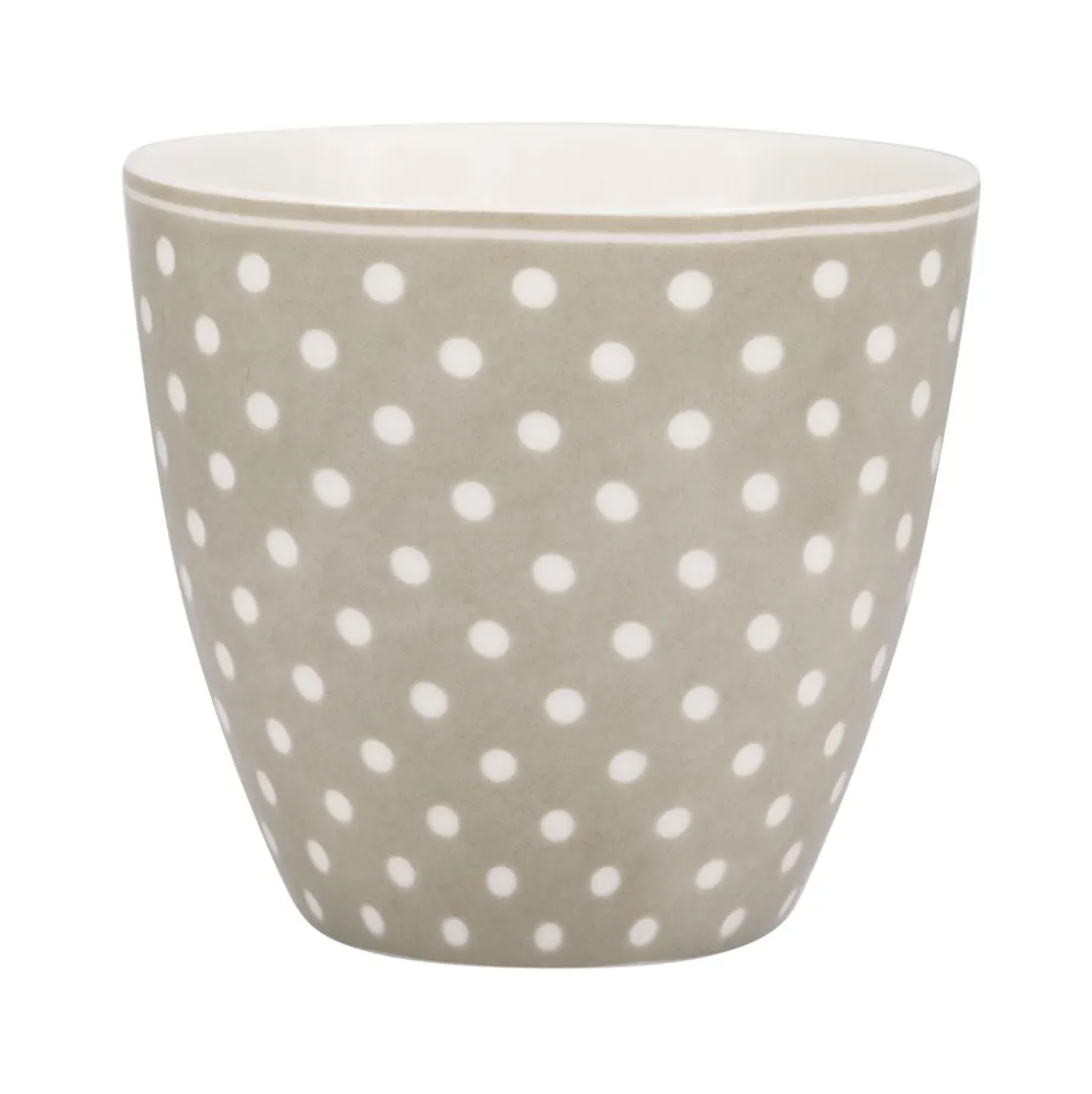 GreenGate Latte Cup Becher Dotty beige