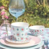 GreenGate Latte Cup Becher Elle pale blue