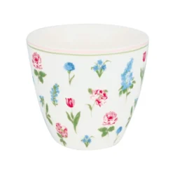 GreenGate Latte Cup Becher Estrid white