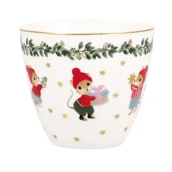 GreenGate Latte Cup Becher Joanni white