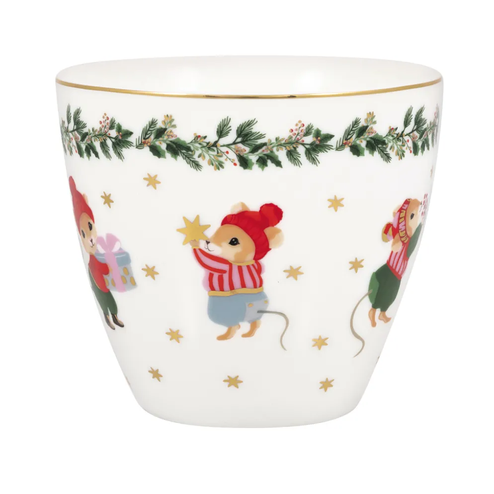 GreenGate Latte Cup Becher Joanni white