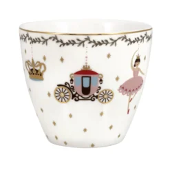 GreenGate Latte Cup Becher Royal christmas white