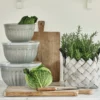 GreenGate Schüssel mit Deckel Alice Grey 3er-Set