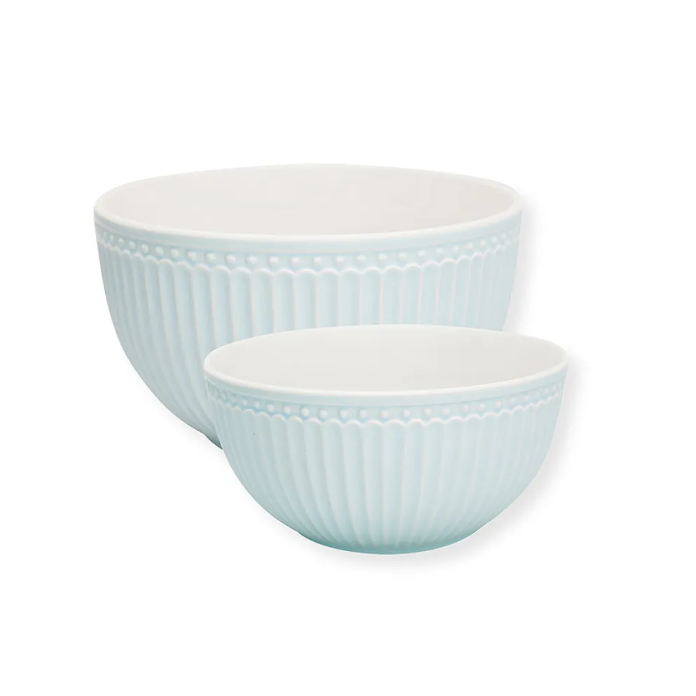 GreenGate Servierschüssel Alice Pale Blue 2er-Set
