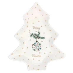GreenGate Servierteller Baum Joelle white 22 cm