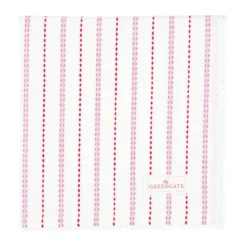 GreenGate Stoffserviette mit Spitze Leonine pale pink