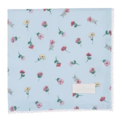 GreenGate Stoffserviette mit Spitze Lianca pale blue