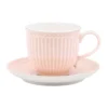 GreenGate Tasse mit Unterteller Alice Pale Pink
