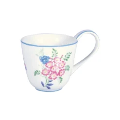 GreenGate Tasse mit Unterteller Elina white